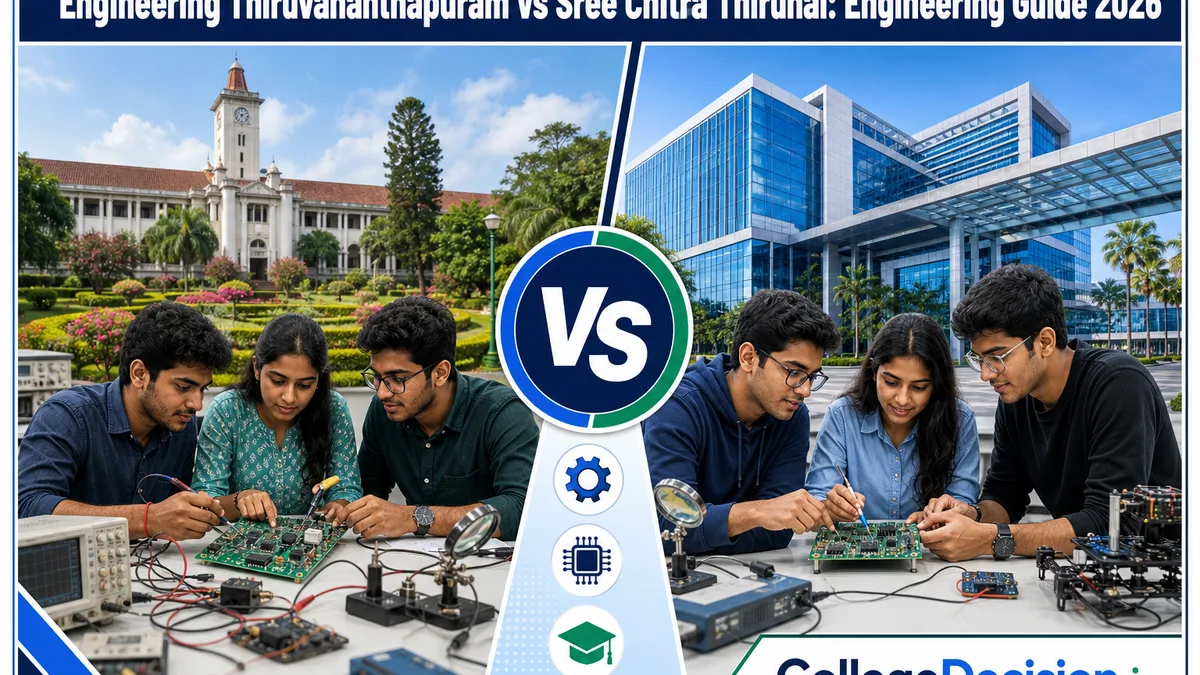 College of Engineering or Sree Chitra for B.Tech? Fees, Branches & Placements