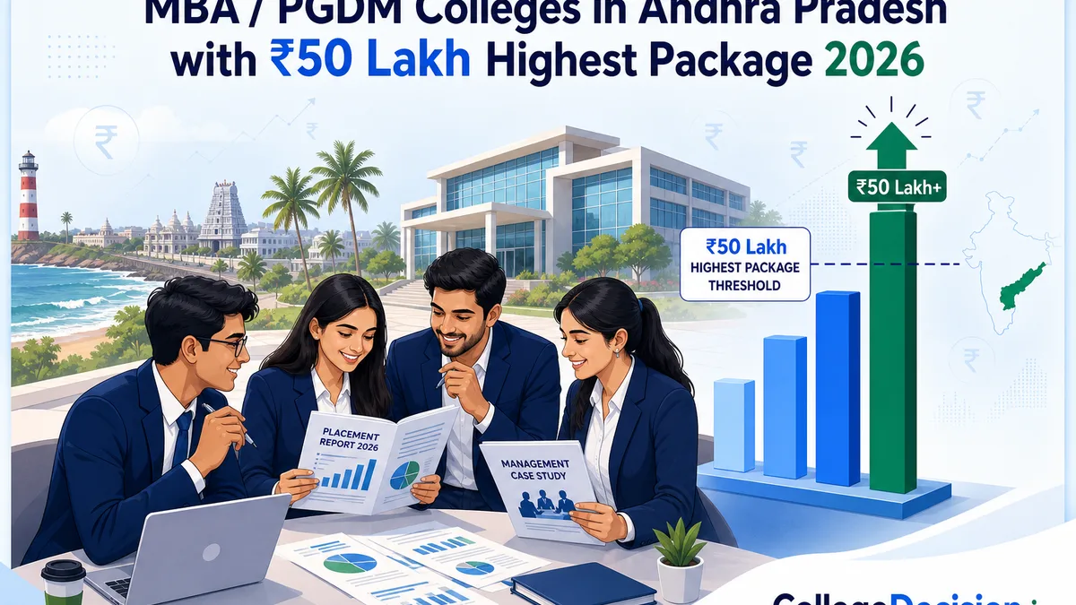 MBA / PGDM Colleges in Andhra Pradesh with 50 Lakh Highest Package 2026
