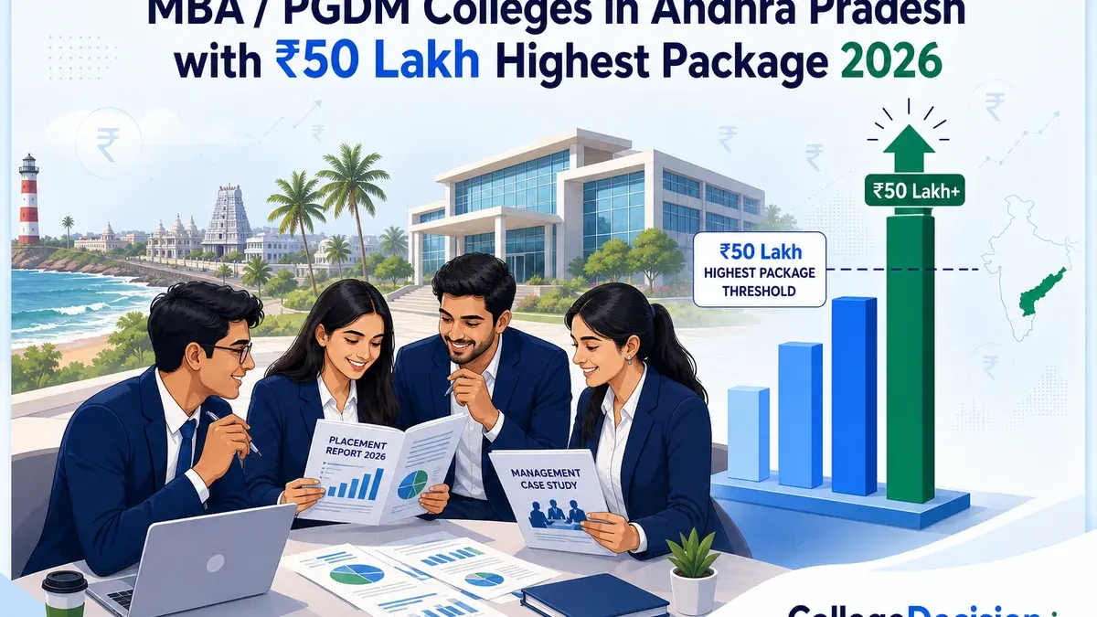 MBA / PGDM Colleges in Andhra Pradesh with 50 Lakh Highest Package 2026