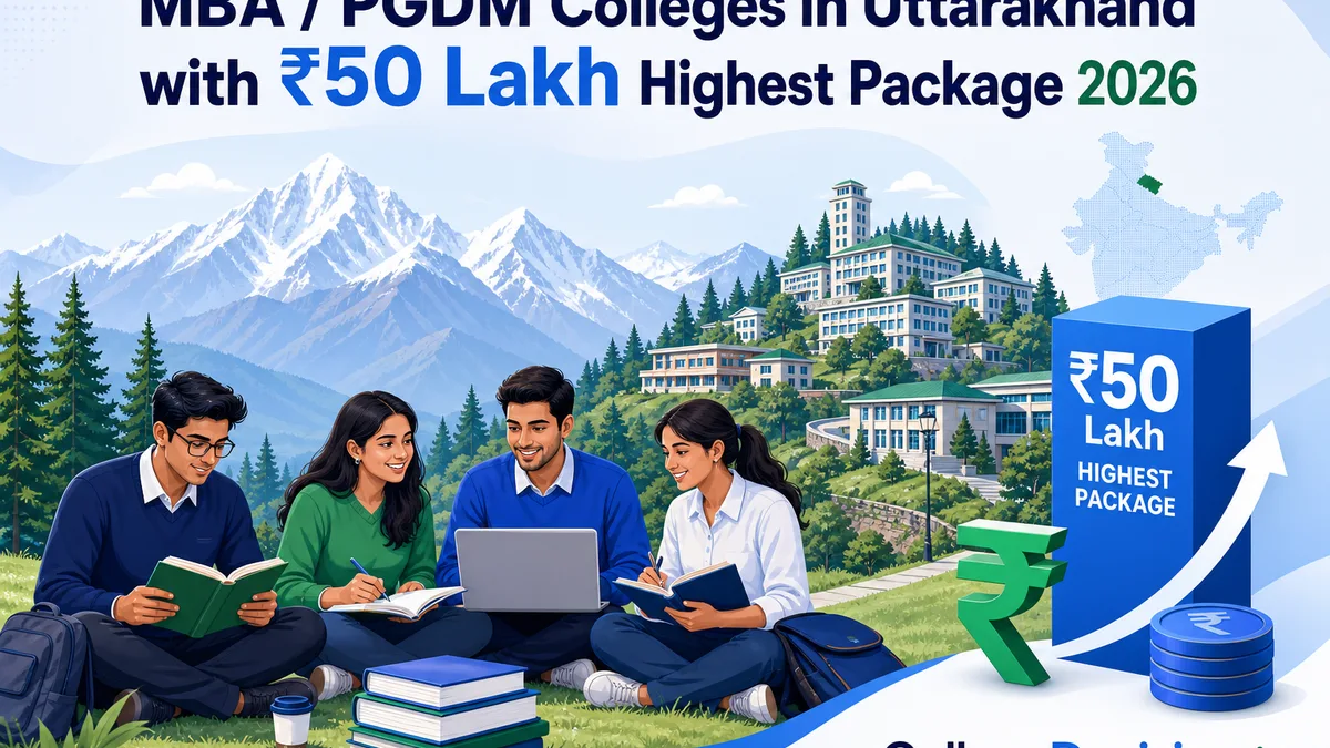 MBA / PGDM Colleges in Uttarakhand with 50 Lakh Highest Package 2026