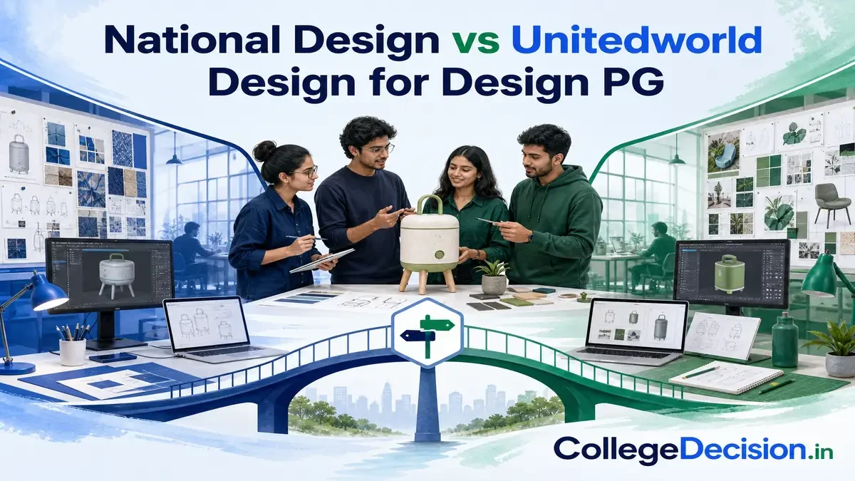 NID Ahmedabad vs Unitedworld Institute of Design for Master Of Design: Which Fits You Better?