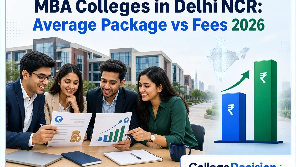 MBA Colleges in Delhi NCR Where Average Package Exceeds Fees 2026