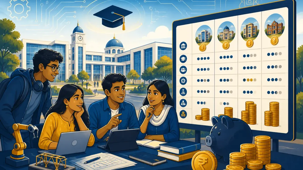 Top B.Tech / B.E. Colleges in India 2026 Under ₹5 Lakh Fees