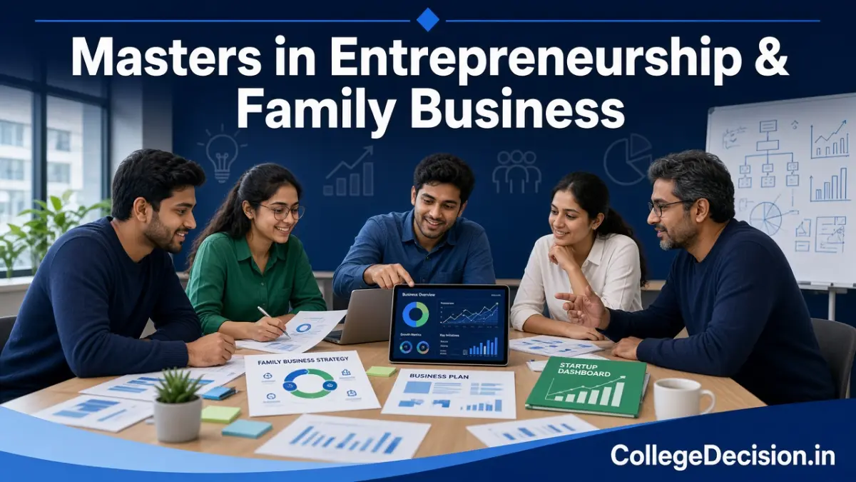 Masters in Entrepreneurship & Family Business course