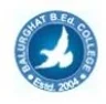 Balurghat BEd College, Balaghat college logo