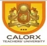 Sabarmati University (Calorx Teacher University), Ahmedabad college logo