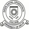 Deen Dayal Upadhyaya College college logo