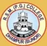 RSM College, Bijnor college logo