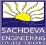 Sachdeva Engineering College For Girls, Mohali college logo