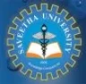Saveetha University, Chennai college logo