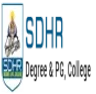 SDHR Degree & PG College, Tirupati college logo