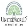 Unitedworld School of Law, Gandhinagar college logo