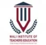 Wali Institute of Teachers Education, Kolkata college logo