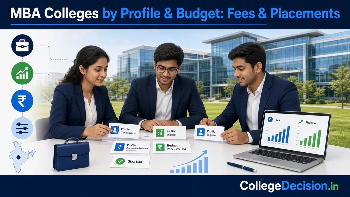 MBA colleges in India by profile and budget