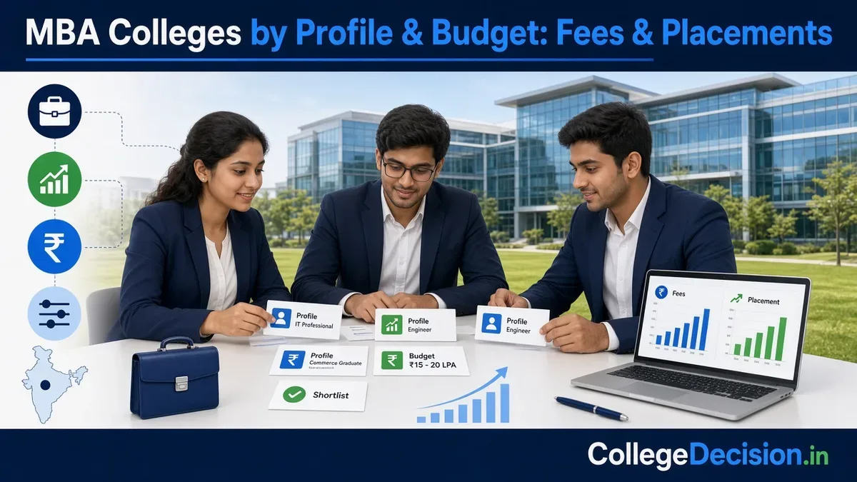 MBA colleges in India by profile and budget